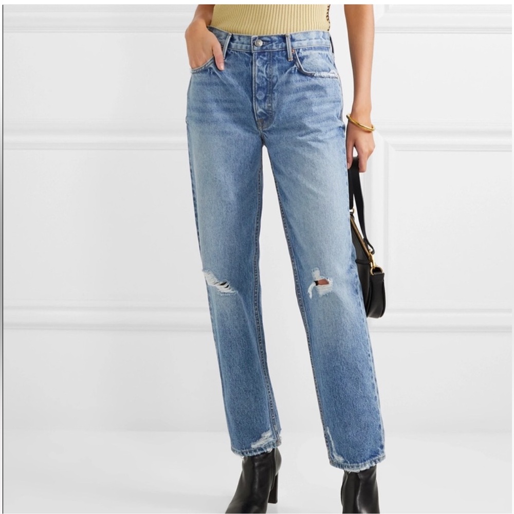 GRLFRND Helena High-Rise Straight Jeans – Size 23